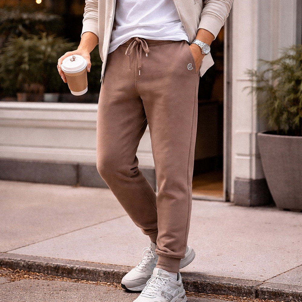 Champion x Todd Snyder Jogger Sweatpants Large Brown Cotton Drawstring Mens